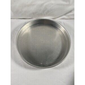Vintage Rare Magic Line 16x2 Aluminum Cake  Pan Rare Flan Sponge Tart